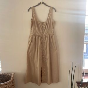 J Crew Summer dress cotton size 6 tan